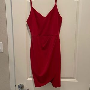 Sexy red dress from Lulus